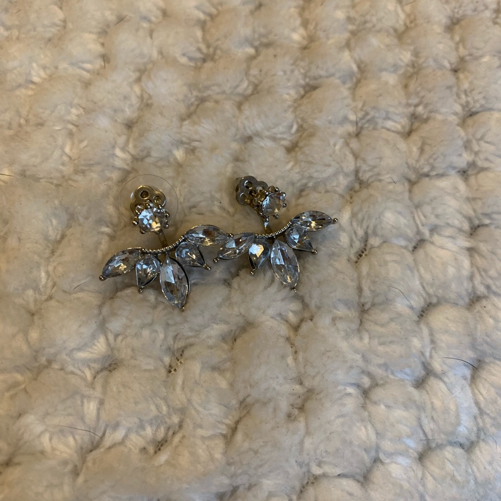 Post back drop earrings